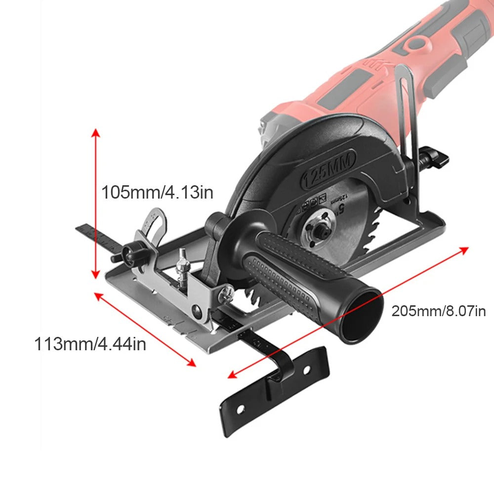 Adaptador para amoladora angular a sierra circular- Rango de corte ajustable hasta los 45°💥HOY 50% DCTO