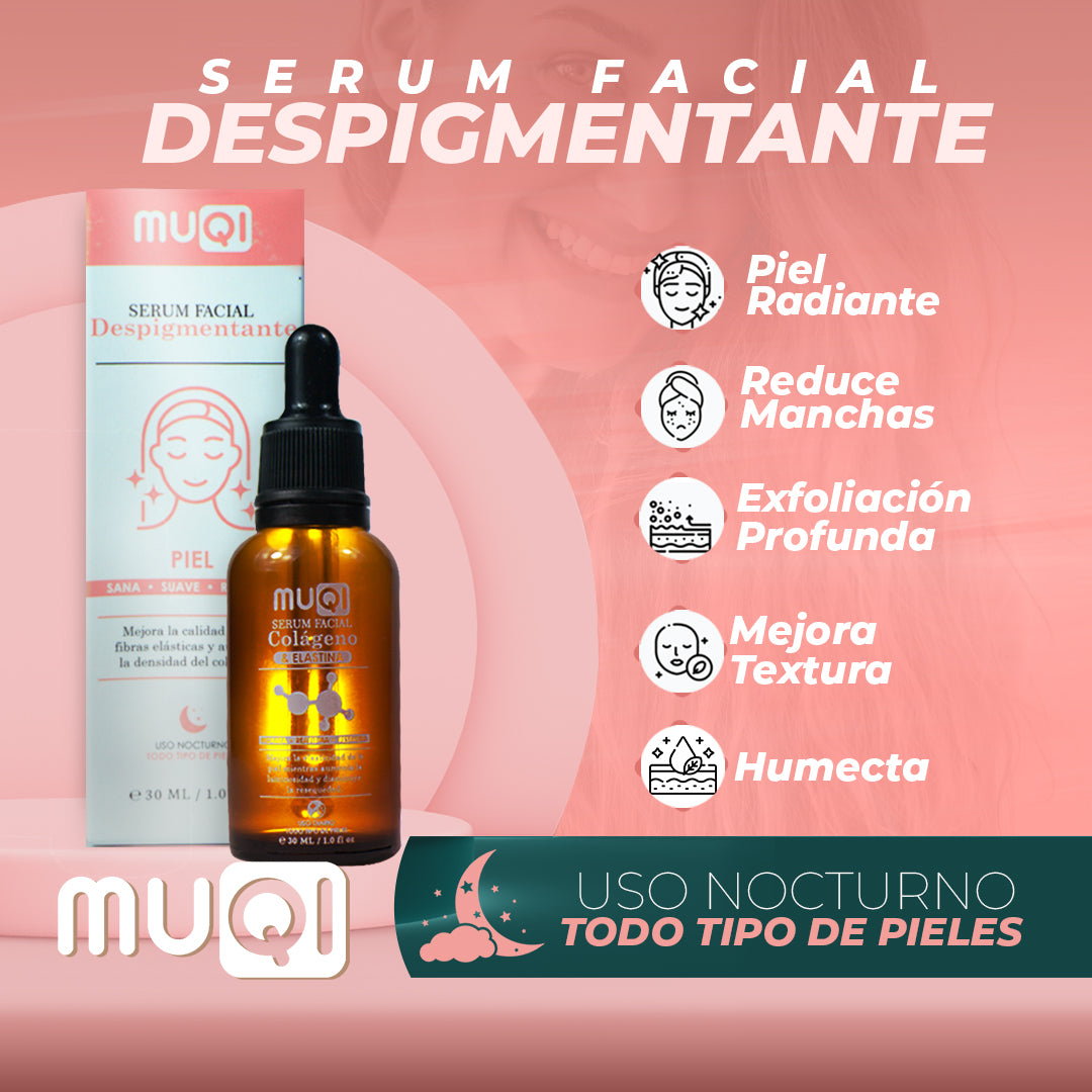 Despigmentante facial MUQI - Limpia tu rostro de las manchas💥SOLO HOY CON 50% DCTO