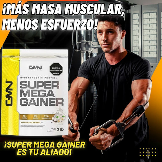 Proteína Hipercalórica SUPER MEGA GAINER de 2LB sabor a vainilla💥HOY CON 50% DCTO