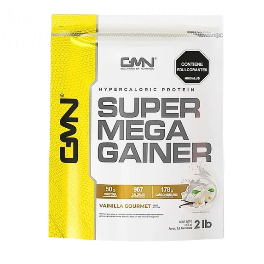 Proteína Hipercalórica SUPER MEGA GAINER de 2LB sabor a vainilla💥HOY CON 50% DCTO