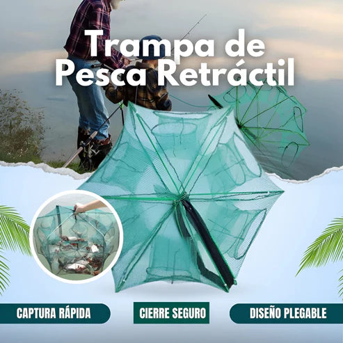 Trampa de pesca inteligente y plegable con 6 agujeros💥HOY CON 50% DCTO