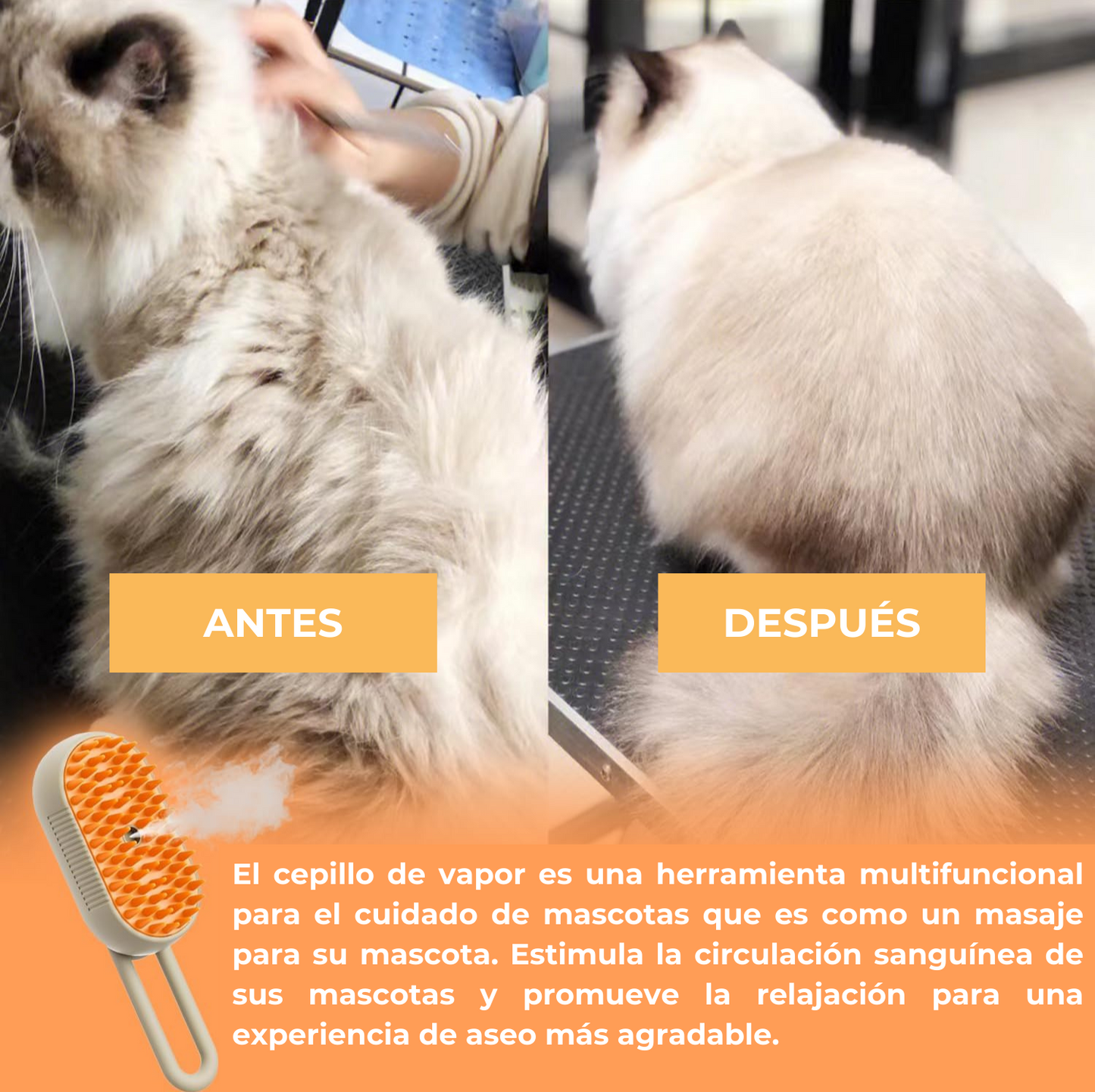 HappyPet®: Limpia los excesos de pelo en tu mascota facil y rapido