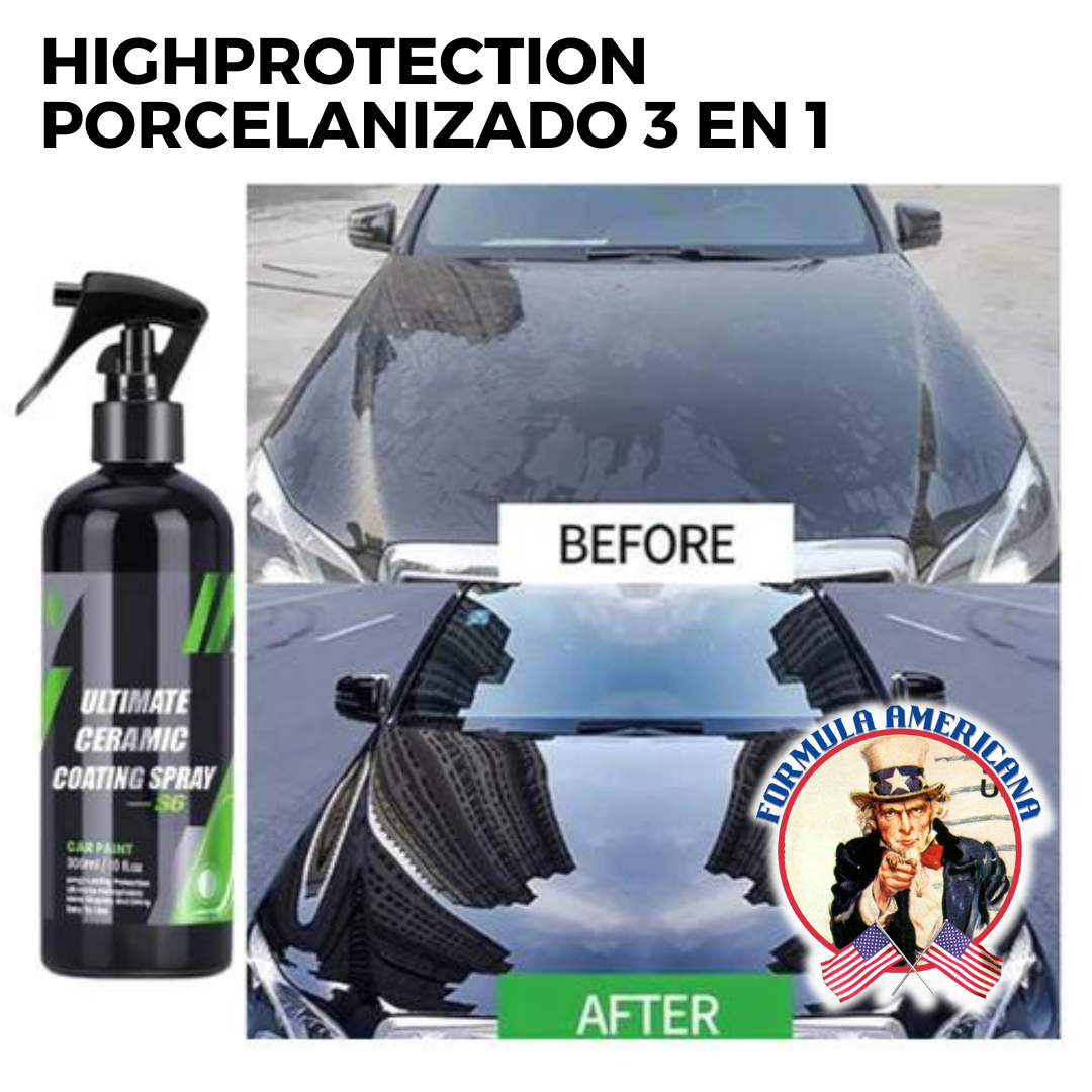 HighProtection: Formula americana Porcelanizado 3 en 1