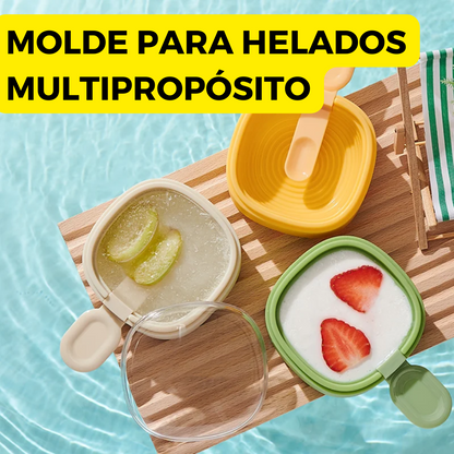 Pack X9 Moldes para helados: fácil y rápido