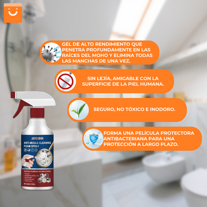 Spray Removedor de Moho: elimina y evita que vuelva a crecer el moho💥HOY CON 50% DCTO