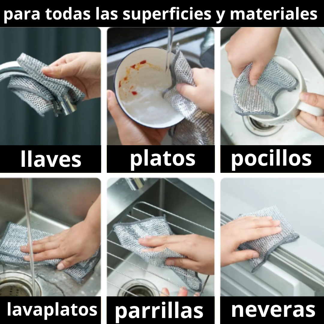 Paga 10 lleva 20 unidades de AluClean®: Manten relucientes tus ollas