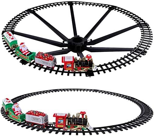 Tren Navideño Eléctrico Flotante de 4 vagones🎅🏼Oferta Navideña del 50% DCTO