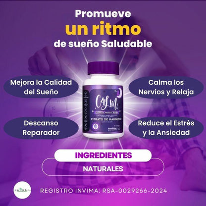 Gomas para dormir CALM® a base de citrato de magnesio X30 unidades💥HOY 50% DCTO