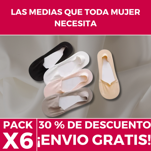 Pack X6 InvisibleSocks: las medias que combinan con cualquier look