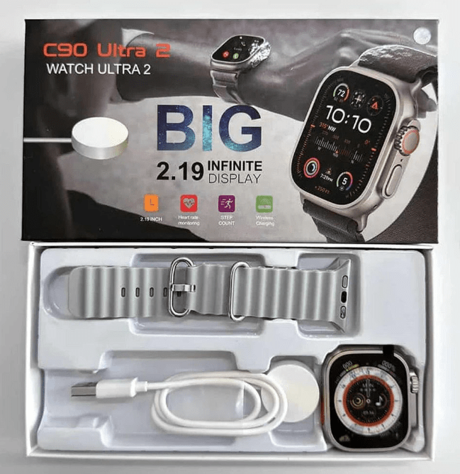 Smartwatch C-90 ULTRA II 2025 con caja metálica💥Hoy con 50% DCTO